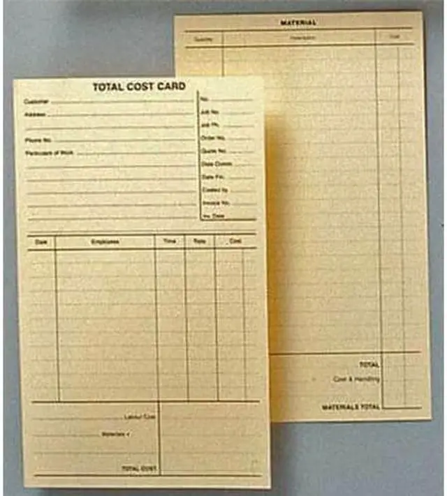 Alt view image 2 of 2 - Zions Total Cost System Cards (100pk)