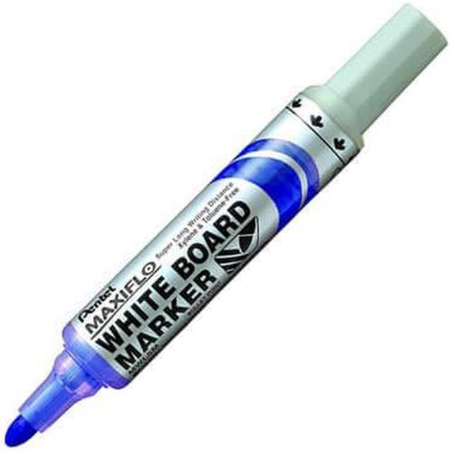 Pentel Maxiflo Bullet Tip Whiteboard Marker 12pcs - Blue 