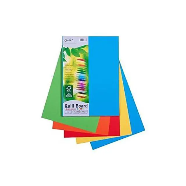 Alt view image 2 of 2 - Quill Cardboard A4 (50pk) - Bright