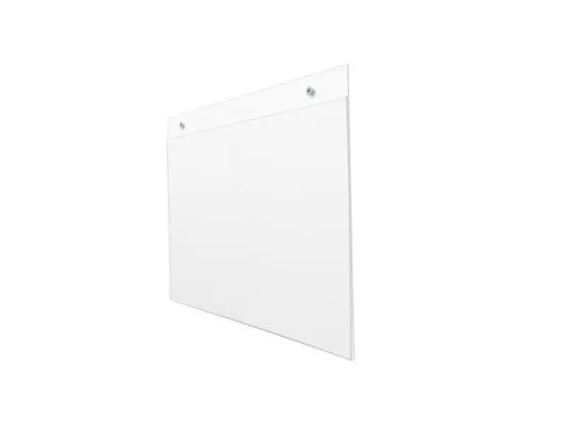 Alt view image 4 of 7 - Deflecto A4 Landscape Wall Sign Holder - A4 Sign Holder - A4 Wall Mounted Document Holder - Poster Holder - Advertising Board Wall Display - Wall Mounted Letter Board Sign - Wall Message Board