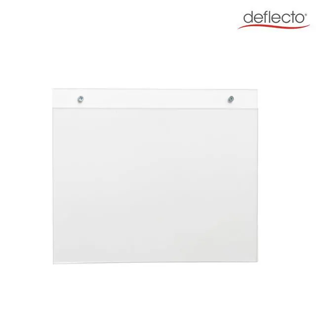 Alt view image 7 of 7 - Deflecto A4 Landscape Wall Sign Holder - A4 Sign Holder - A4 Wall Mounted Document Holder - Poster Holder - Advertising Board Wall Display - Wall Mounted Letter Board Sign - Wall Message Board