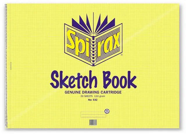 Main image of Spirax No 532 A2 20 Sheets Sketch Book