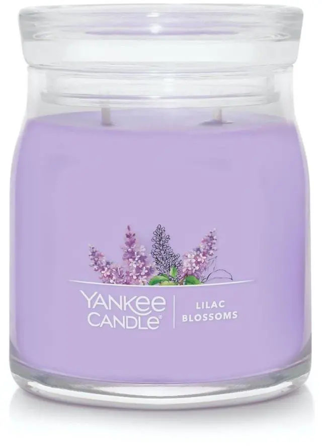 Main image of Yankee CandleIced Berry Lemonade Scented Signature 13oz Medium Jar 2-Wick Candle Over 35 Hours of Burn Time
