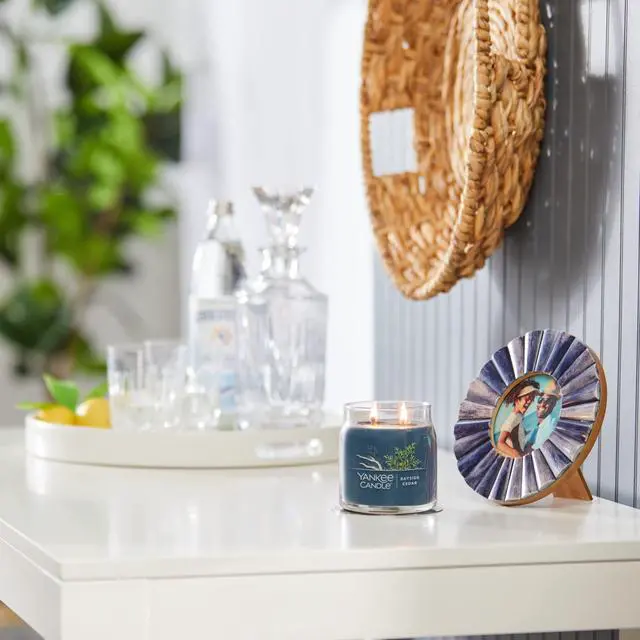 Alt view image 5 of 5 - Yankee Candle MidSummer's Night Scented Signature 13oz Medium Jar 2-Wick Candle Over 35 Hours of Burn Time