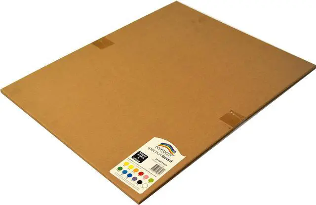 Alt view image 3 of 3 - Rainbow Spectrum 220Gsm Board 20 Sheets, Black, 510 x 640 mm