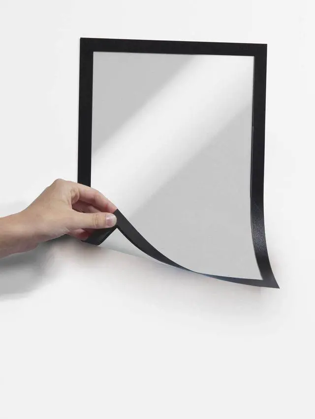 Alt view image 3 of 4 - Durable DURAFRAME Magnetic Frame, A4 Size - Black, Pack of 5;Duraframe