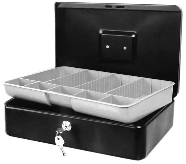 Main image of ESSELTE 375126 Cash Box Classic,NO12 Black
