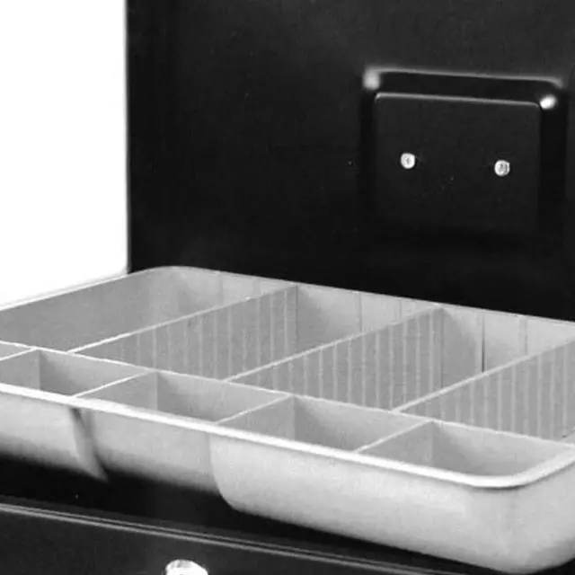 Alt view image 2 of 3 - ESSELTE 375126 Cash Box Classic,NO12 Black