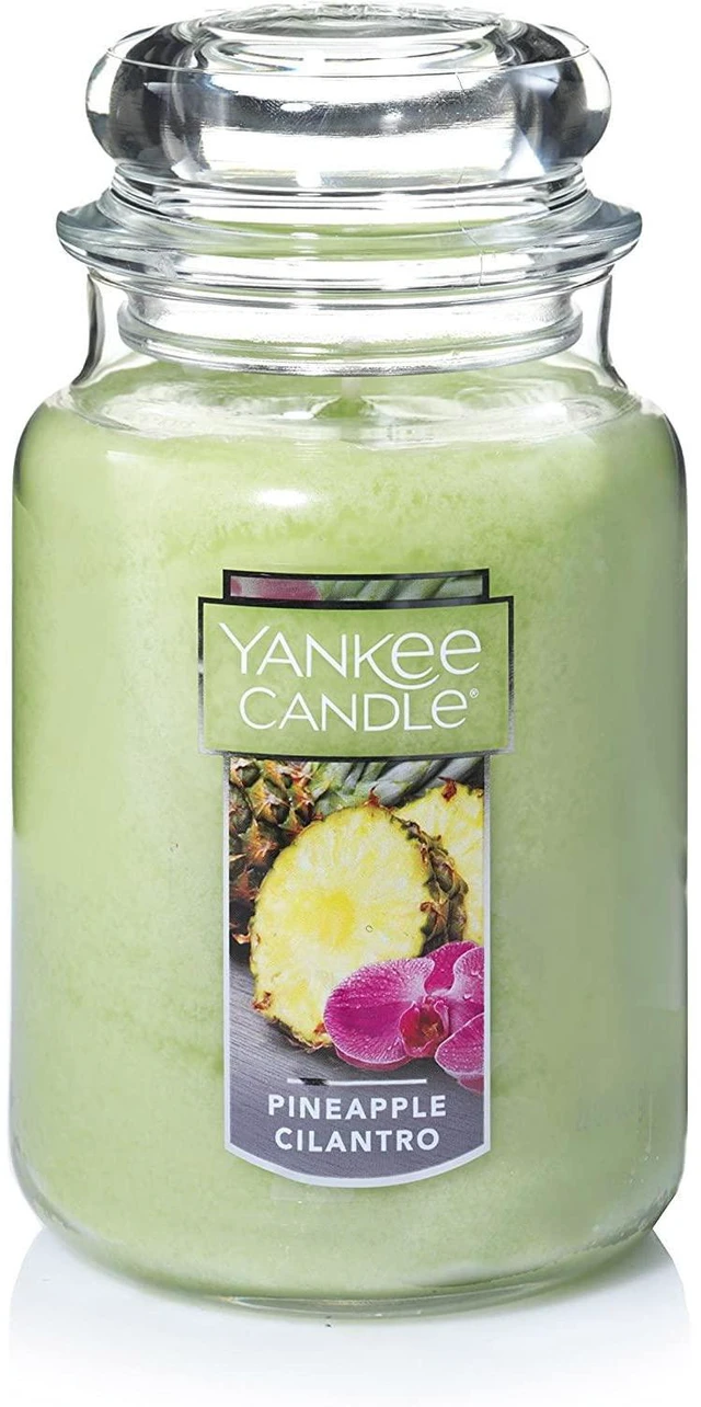 Main image of Yankee Candle Pineapple Cilantro Scented Classic 22oz Large Jar Single Wick Candle Over 110 Hours of Burn Time