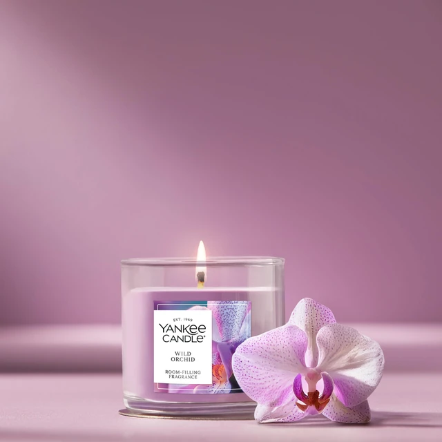 Alt view image 4 of 7 - Yankee Candle Wild Orchid Scented Signature 20oz Large Jar 2-Wick Candle Over 60 Hours of Burn Time