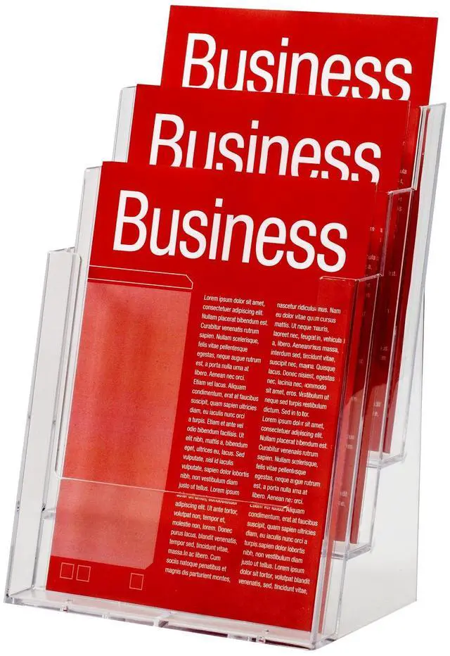 Main image of Esselte Brochure Holder Free A4 3T-3 Comp
