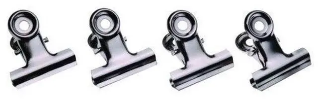 Main image of Esselte Clip Bulldog 75mm Box 36 Chrome