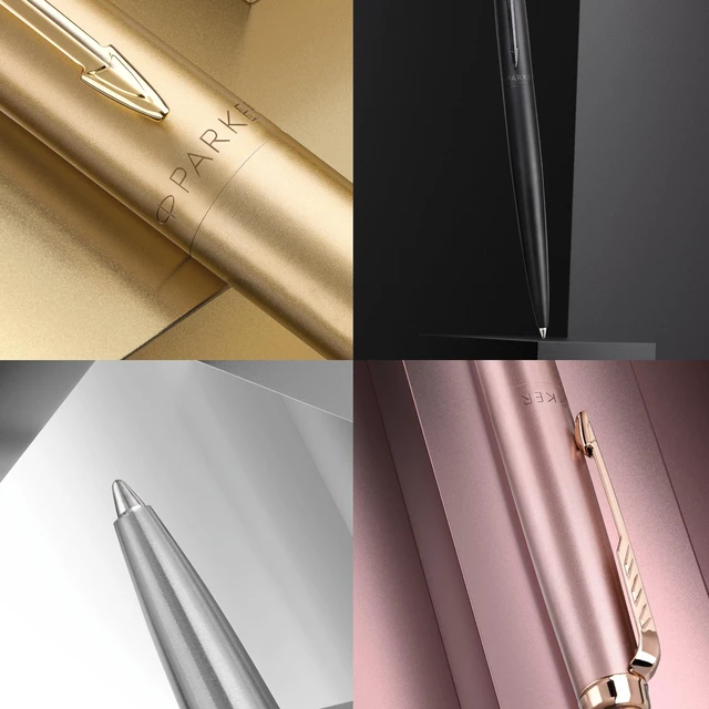 Alt view image 5 of 7 - Jotter XL Ballpoint Pen | Monochrome Matte Rose Gold | Medium Point | Blue Ink | Gift Box
