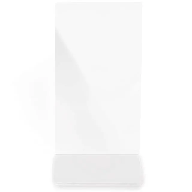 Alt view image 2 of 4 - Deflecto A4 Portrait Slanted Sign Holder - Crystal Clear