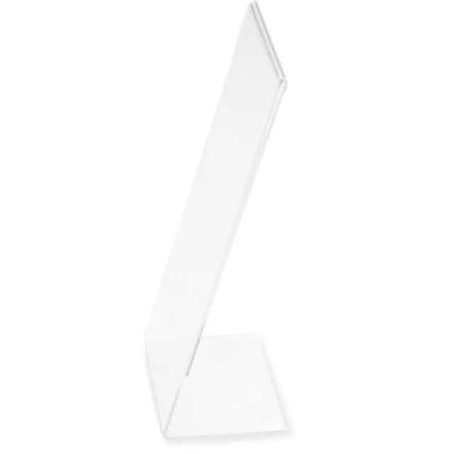 Alt view image 4 of 4 - Deflecto A4 Portrait Slanted Sign Holder - Crystal Clear