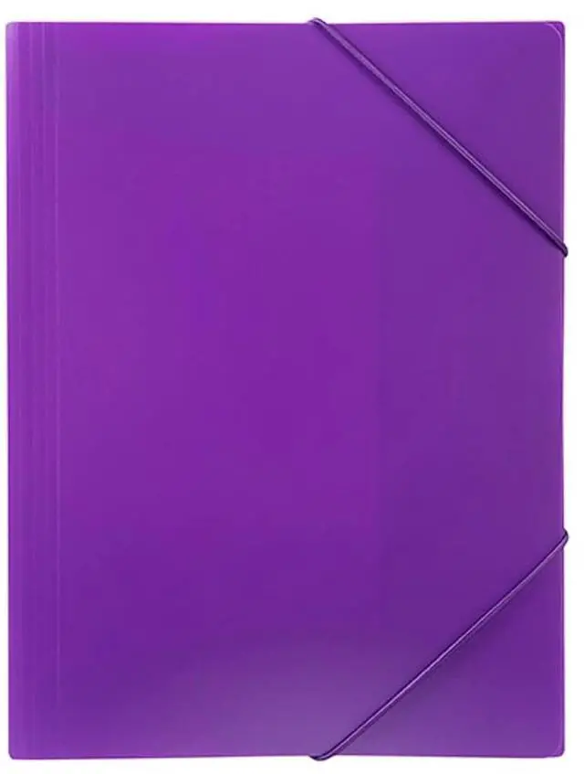 Main image of Marbig A4 Brights Document Wallet, Purple