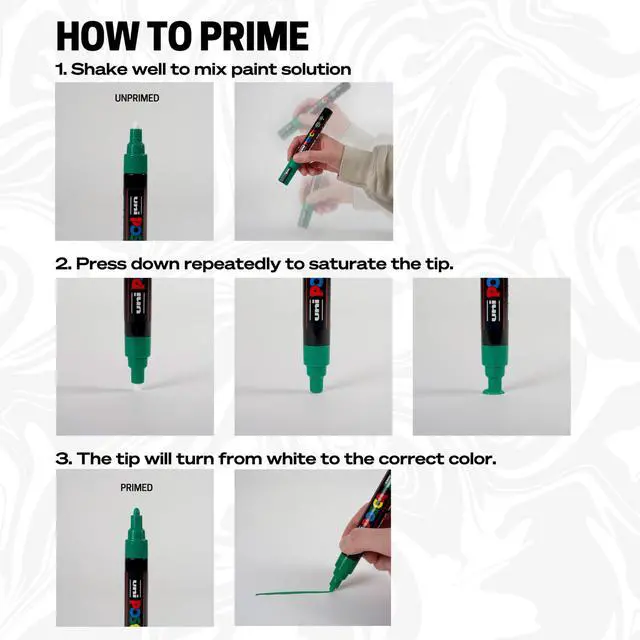 Alt view image 7 of 7 - POSCA® PC-5M Paint Marker, Medium Reversible Tip (1.8-2.5mm), Black