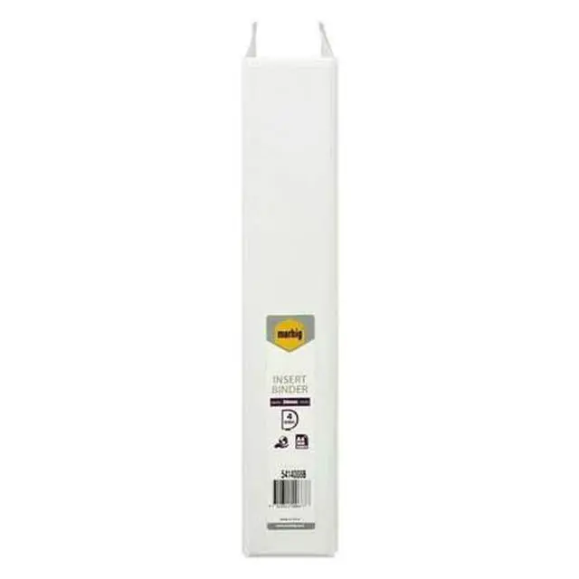 Alt view image 2 of 3 - Marbig Clearview A4 4D Insert Folder 38mm Wh