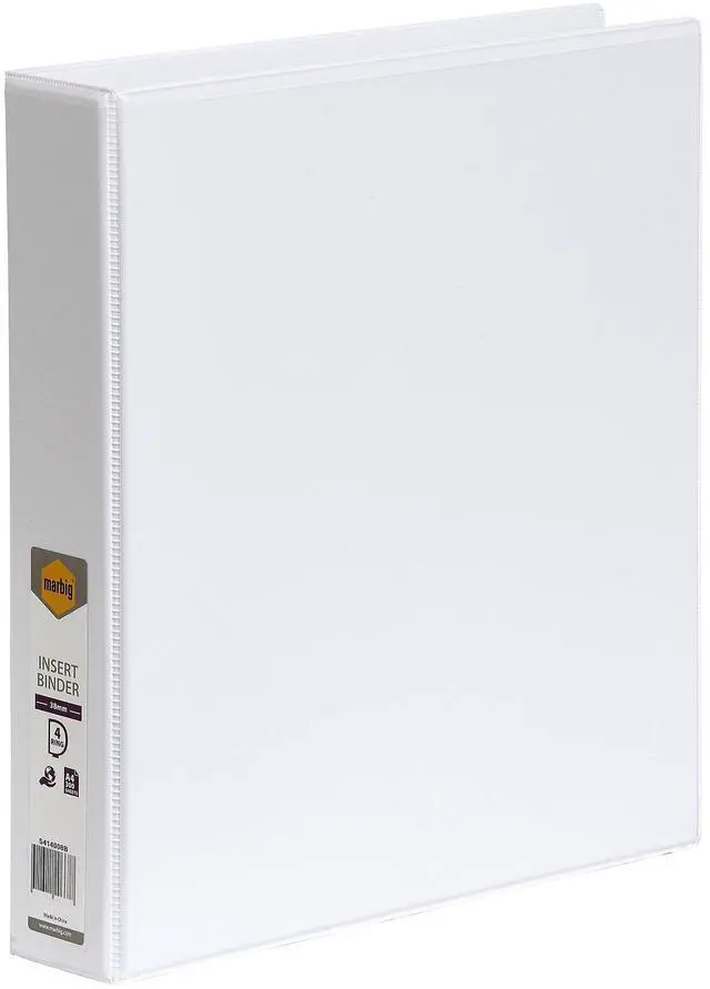 Main image of Marbig Clearview A4 4D Insert Folder 38mm Wh