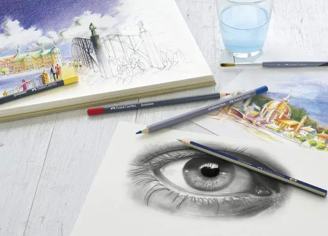 Alt view image 2 of 2 - Faber-Castell Gold 1221 HB Pencil - Black (Pack of 12)