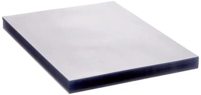 Alt view image 2 of 3 - Fellowes A4 Binding Covers, PVC 200 Micron, Clear, Pack of 100