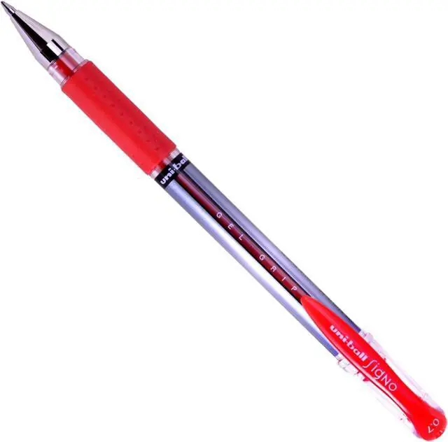 Main image of uni-ball Gel Impact Pens, 0.7 mm, Black (12-Pack)
