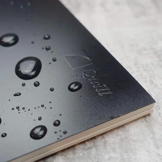 Alt view image 3 of 7 - Quill, Visual Art Diary, PP, 110gsm, A4, 120 Pages, Black