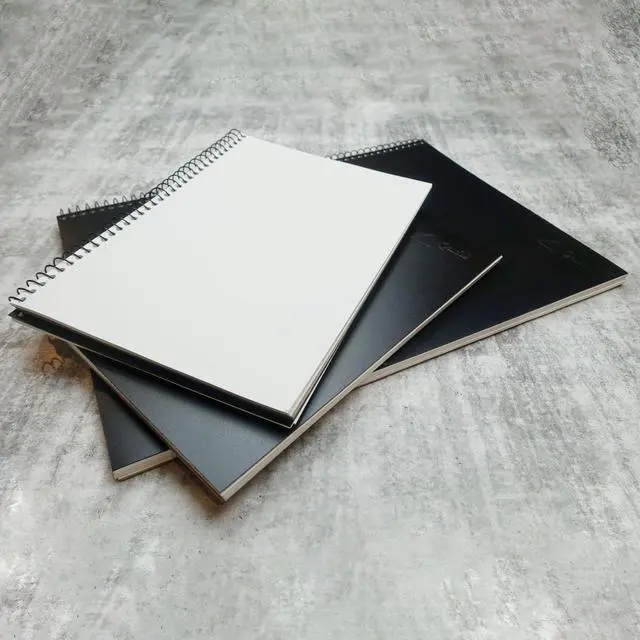 Alt view image 5 of 7 - Quill, Visual Art Diary, PP, 110gsm, A4, 120 Pages, Black