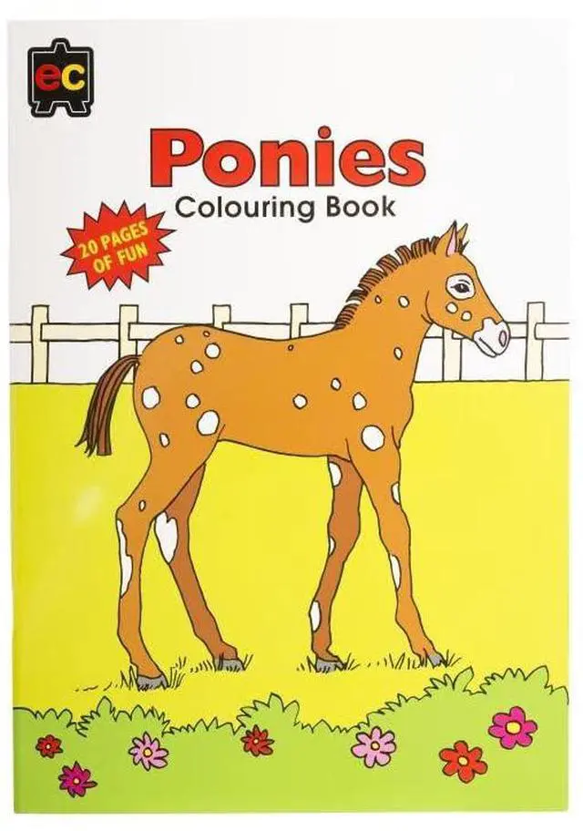 Main image of Educational Colours Ponies Colouring Book