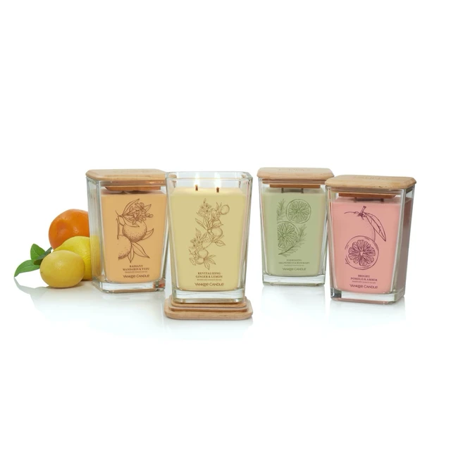 Alt view image 7 of 7 - Yankee Candle Revitalizing Ginger & Lemon Well Living Collection Large Square Candle 19.5 oz.