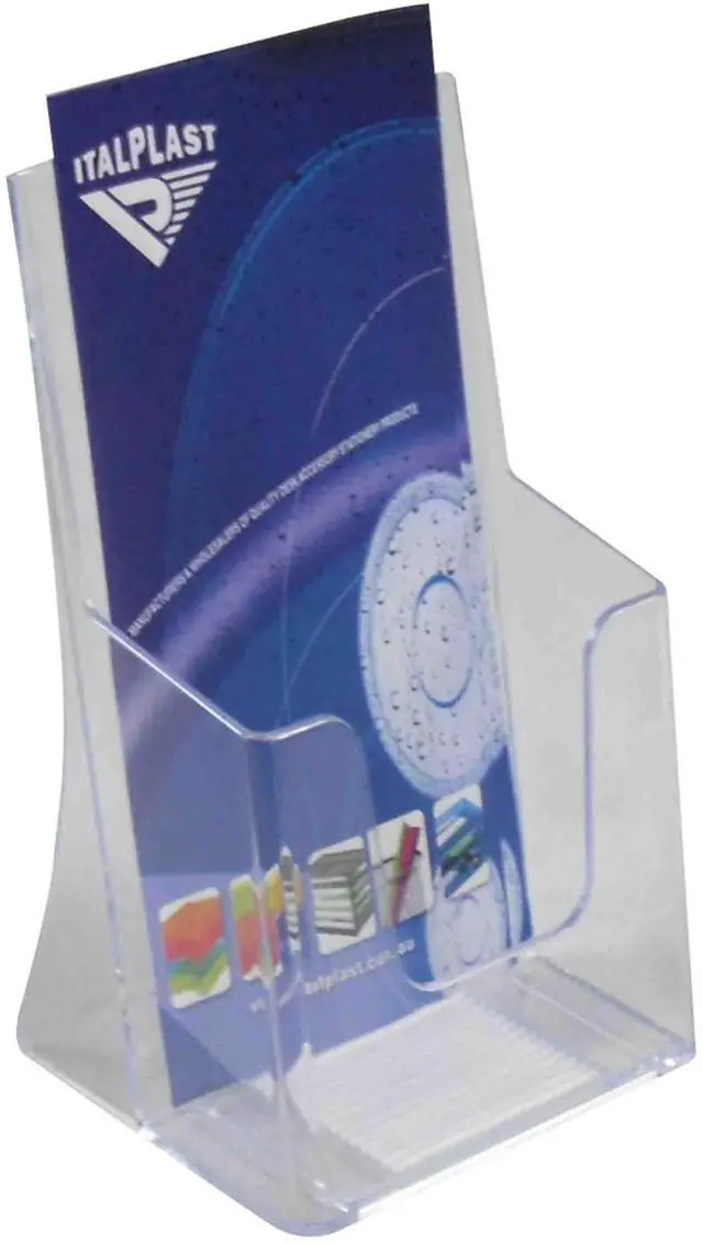 Main image of Italplast DL Single Brochure Holder, Clear