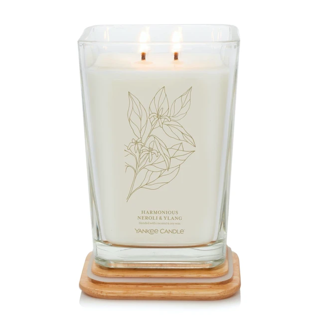 Alt view image 2 of 7 - Yankee Candle Harmonious Neroli & Ylang Well Living Collection Large Square Candle 19.5 oz.