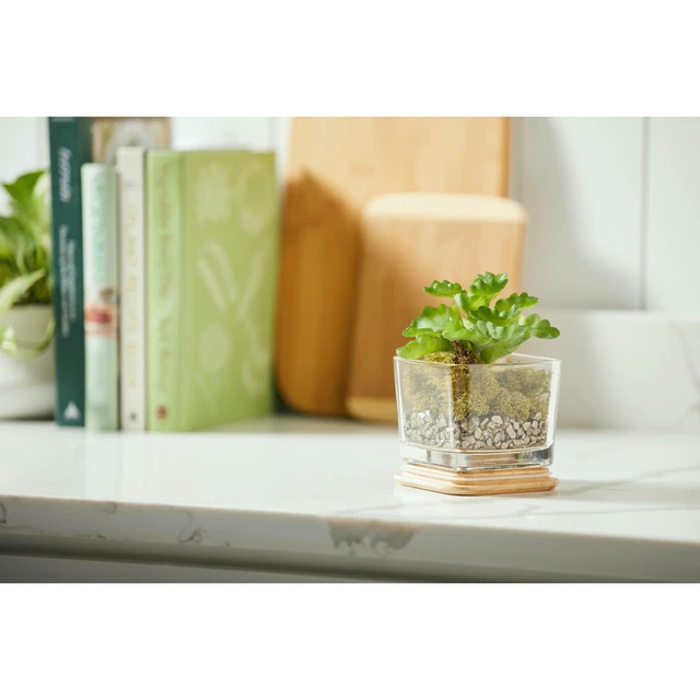 Alt view image 5 of 6 - Yankee Candle Restorative Hinoki & Juniper Well Living Collection Medium Square Candle 11.25 oz