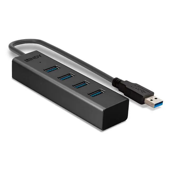 Alt view image 3 of 5 - Lindy 4 Port USB 3.0 Hub