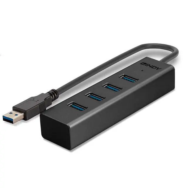 Alt view image 5 of 5 - Lindy 4 Port USB 3.0 Hub