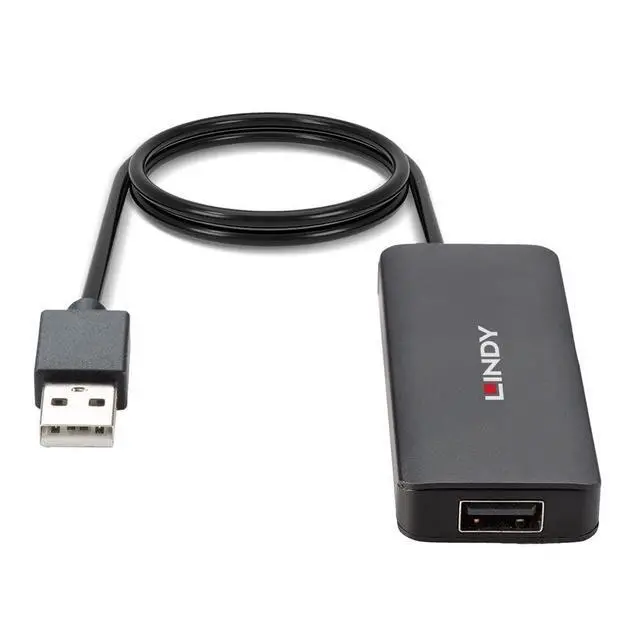 Alt view image 5 of 6 - Lindy 4 x USB 2.0, 480 MBit Black, 9988775