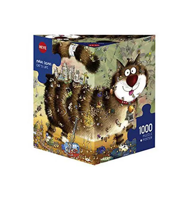 Alt view image 2 of 4 - Heye Cats Life 1000 Piece Marino Degano Jigsaw Puzzle