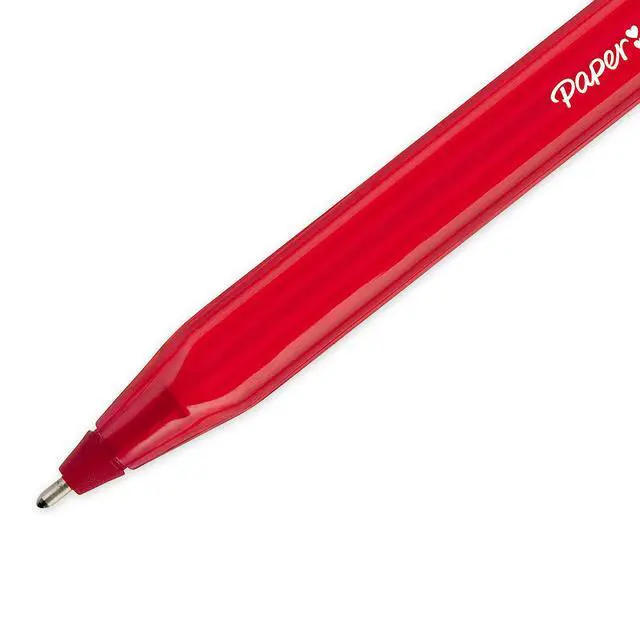Alt view image 3 of 7 - Paper Mate InkJoy 100ST Ballpoint Pens | Medium Point (1.0 mm) | Red | 50 Count