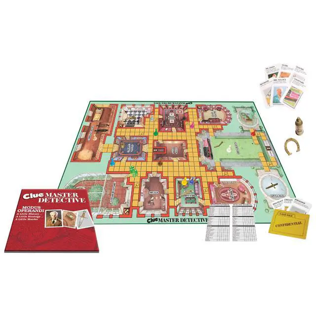 Alt view image 2 of 2 - Clue Master Detective, Largest Clue Game Ever, by Winning Moves Games USA