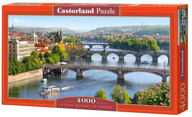 Main image of Castorland "Vltava Bridges in Prague Puzzle (4000 Piece)