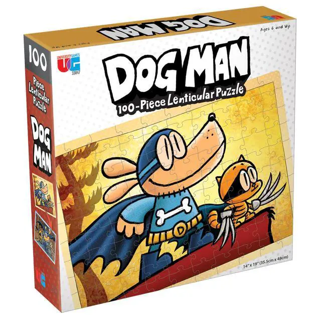 Alt view image 6 of 10 - University Games Dog Man Adventures Puzzle 100-Piece Jigsaw (UG-33847)