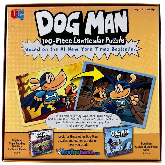 Alt view image 10 of 10 - University Games Dog Man Adventures Puzzle 100-Piece Jigsaw (UG-33847)