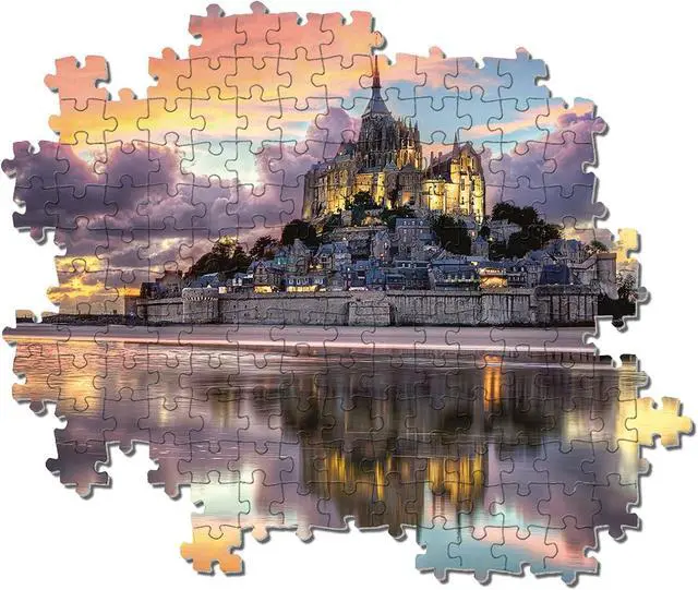 Alt view image 2 of 6 - Clementoni - 39367 - Collection - Le Magnifique Mont Saint-Michel - 1000 Pieces