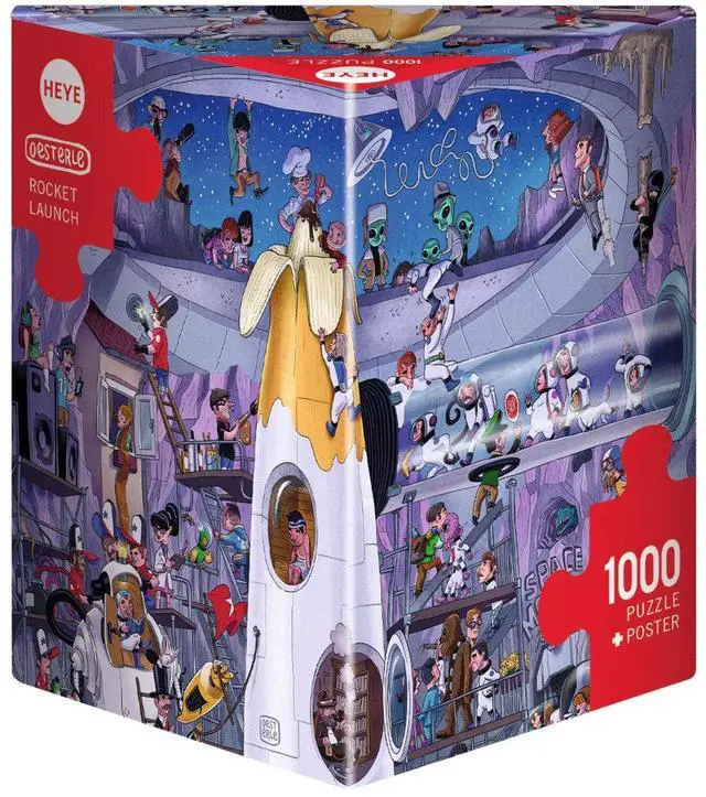 Main image of Heye 29790 "Rocket Launch Oesterle Triangular Puzzle (1000-Piece)