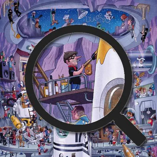 Alt view image 3 of 3 - Heye 29790 "Rocket Launch Oesterle Triangular Puzzle (1000-Piece)