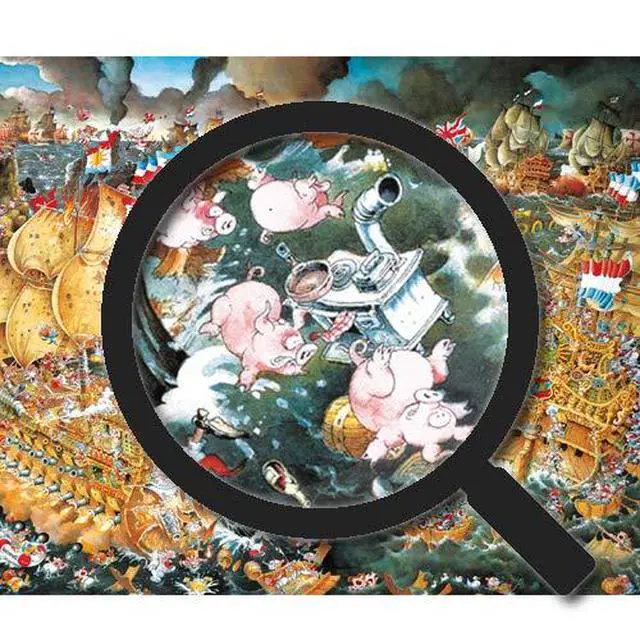 Alt view image 3 of 3 - Heye 29795 "Trafalgar Ryba Triangular Puzzle (2000-Piece)