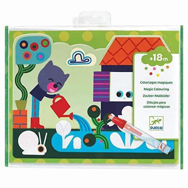 Alt view image 3 of 3 - DJECO Hidden in The Garden Paint with Water Set