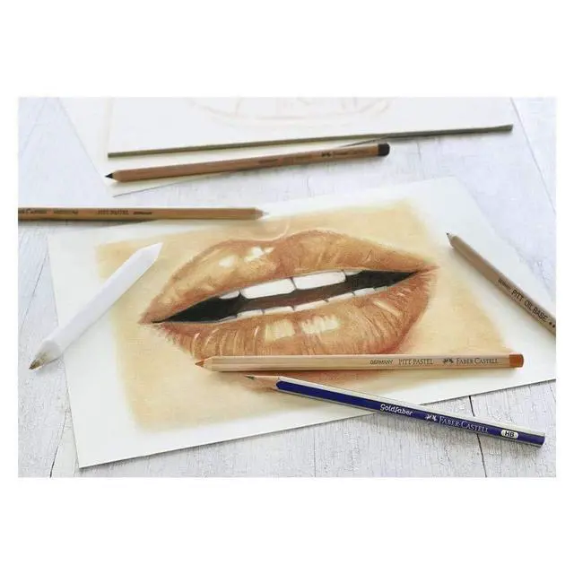 Alt view image 3 of 4 - Faber-Castell Classic Sketch Set - 6 Piece Graphite & Pastel Pencil Sketching Set