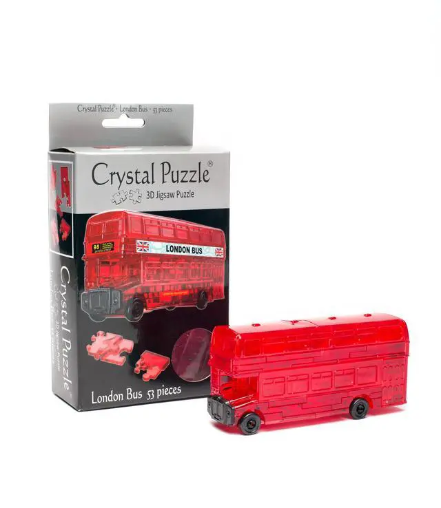 Alt view image 2 of 2 - Funtime Gifts Crystal Puzzles London Bus