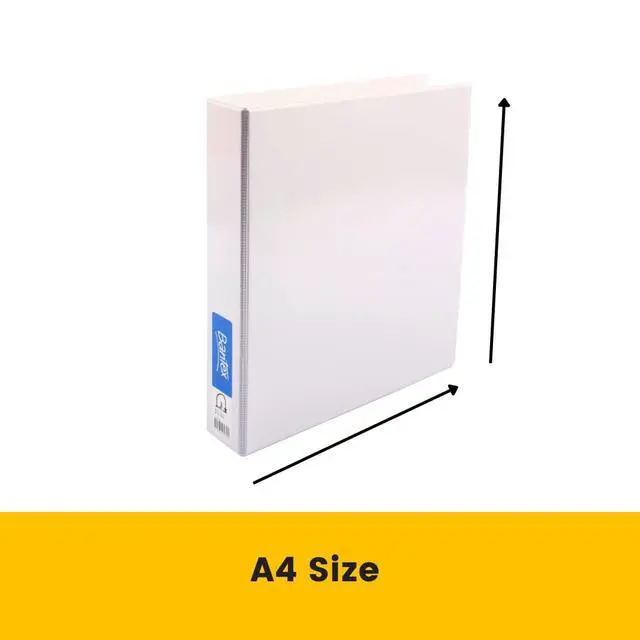 Alt view image 3 of 3 - Bantex Insert Lever Half Arch A4 - White